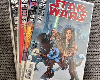 Star Wars #19-22: Crepúsculo [VF; Primera aparición en portada; Clone Wars; Jedi; Aayla Secura; Quinlan Vos; Old Republic; Dark Horse Comics; 2000]