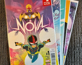 Nova #1-#5 Marvel NOW (Muy bien; Sam Alexander; Richard Rider; Universo Marvel; Guardianes de la Galaxia; Gamora) Marvel Comics, 2017
