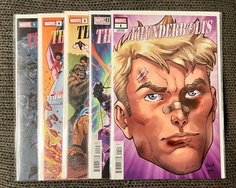Thunderbolts #1-5 Serie limitada (VF/NM; Marvel Comics; Hawkeye; Avengers; Nueva York; 2022)