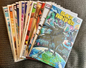 Pantera Negra Vol. 8 Serie Completa (#1-15) (Muy Buena/Casi Impecable; Tonalidades Menores y Primeras Apariciones; MCU; T'Challa) Marvel Comics, 2022