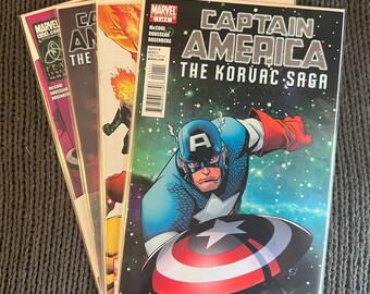 Capitán América: La saga Korvac n.º 1-4 *Serie limitada (en muy buen estado/casi impecable; Steve Rogers; Galactus; Marvel Comics; 2011)