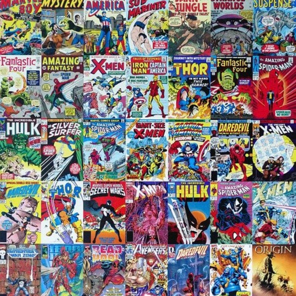 Marvel Comics Starter Kit! (Marvel Comics Mystery Box; Marvel Multiverse; VG -> VF Condition; X-Men; Spider-Man; Fantastic Four)