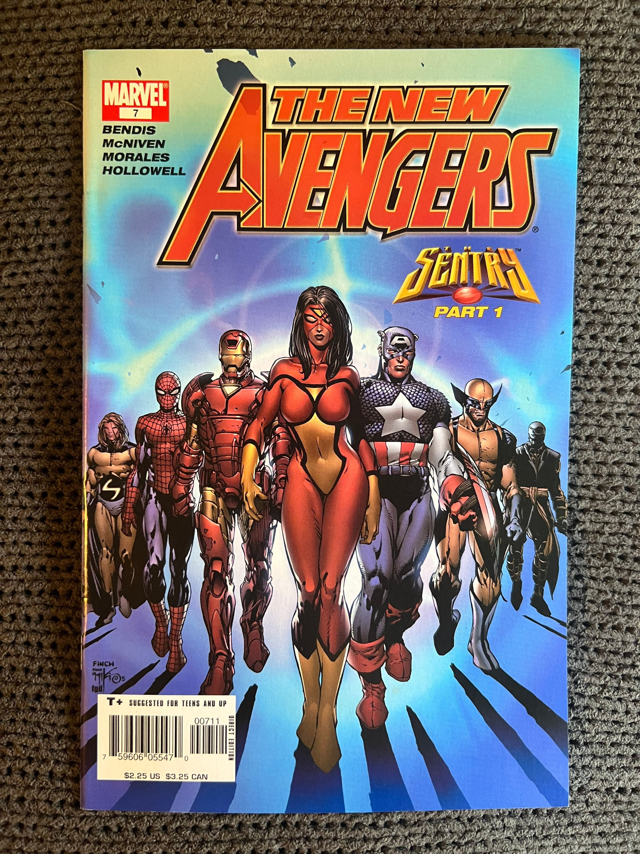 The New Avengers #7 (very Fine/near Mint; KEY COMIC; First Series