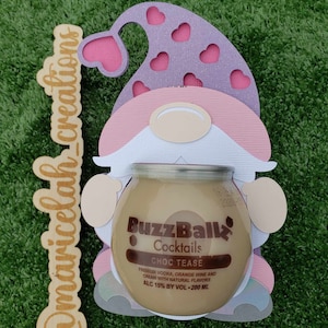 Gnome BuzzBall Holder, Gnome, BuzzBalls, Drink holder. Party Favor,