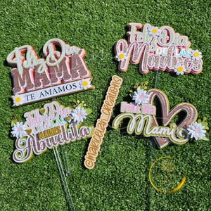 Mother&#39;s Day cake topper, Día de las Madres, Feliz Día de las Madres Cake Topper
