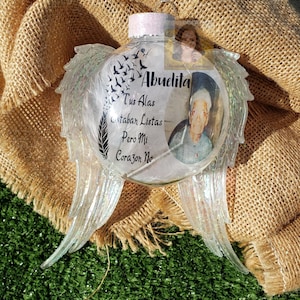 Ornement commémoratif, Noël au paradis, Ornement flottant, Esfera del recuerdo, Ornement ange, Cadeaux pour tout le monde, Ange commémoratif