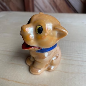 Vintage Lusterware Bonzo Dog Condiment Bowl, Bonzo the Dog, Japan Lusterware