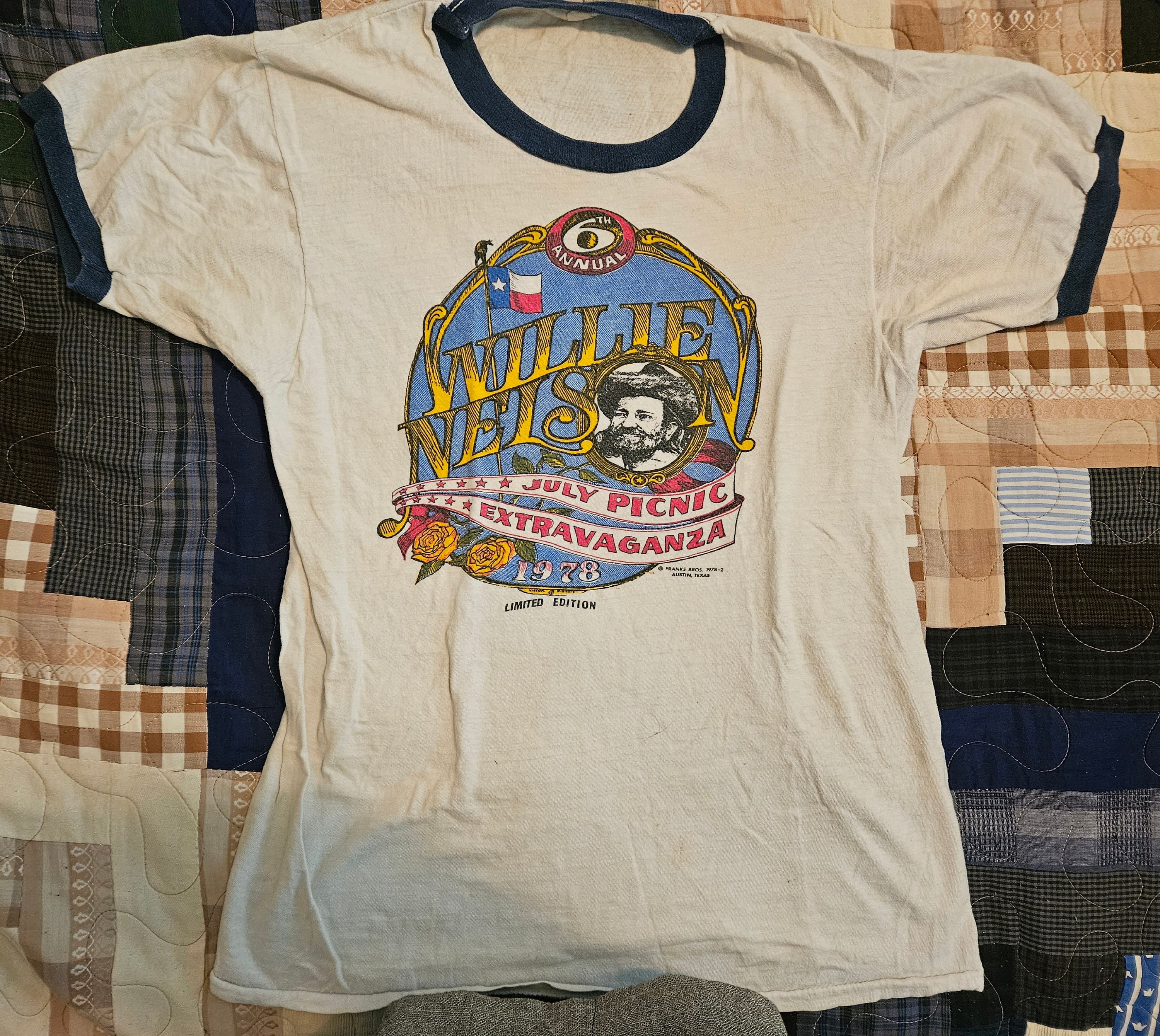Willie Nelson Maria Muldaur Tシャツ 1979年 Willie Nelson Maria Muldaur Tシャツ 1979年 - メルカリ