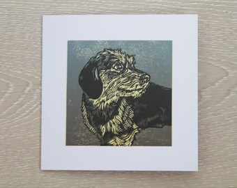 Dachshund Dog Greetings Card