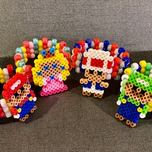 Multi Stitch Kandi Cuff with Perler add-on
