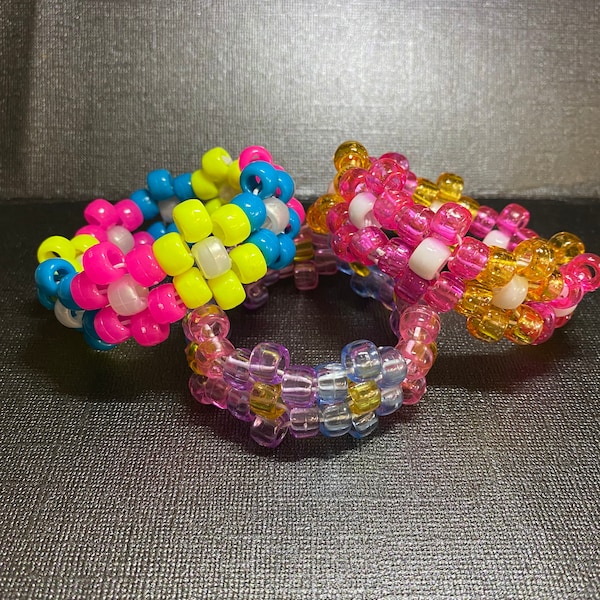 Kandi Flower Bracelet Etsy