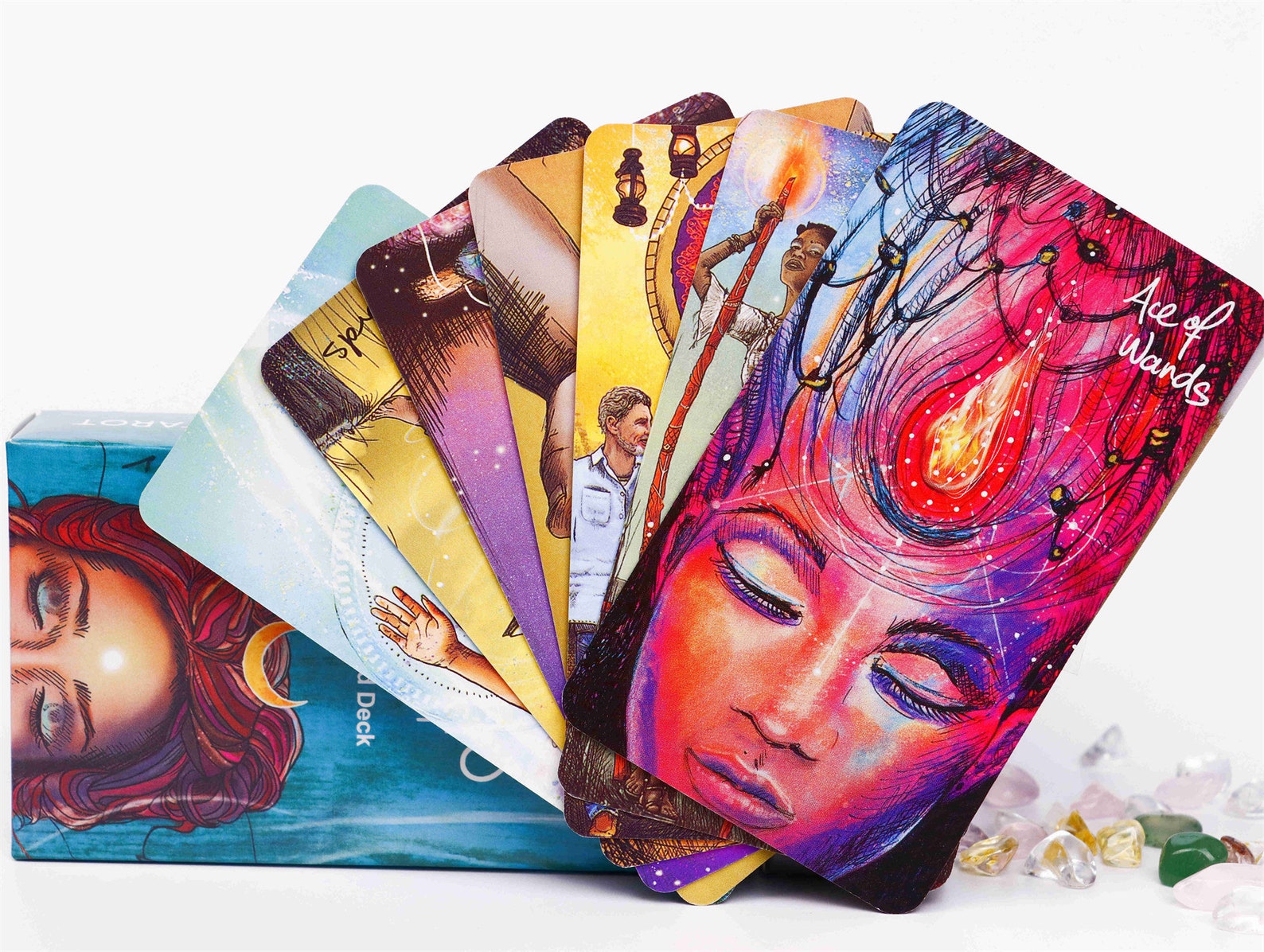 Pretty Light Seer tarot cards deck 78 cards Beginner 78 Etsy