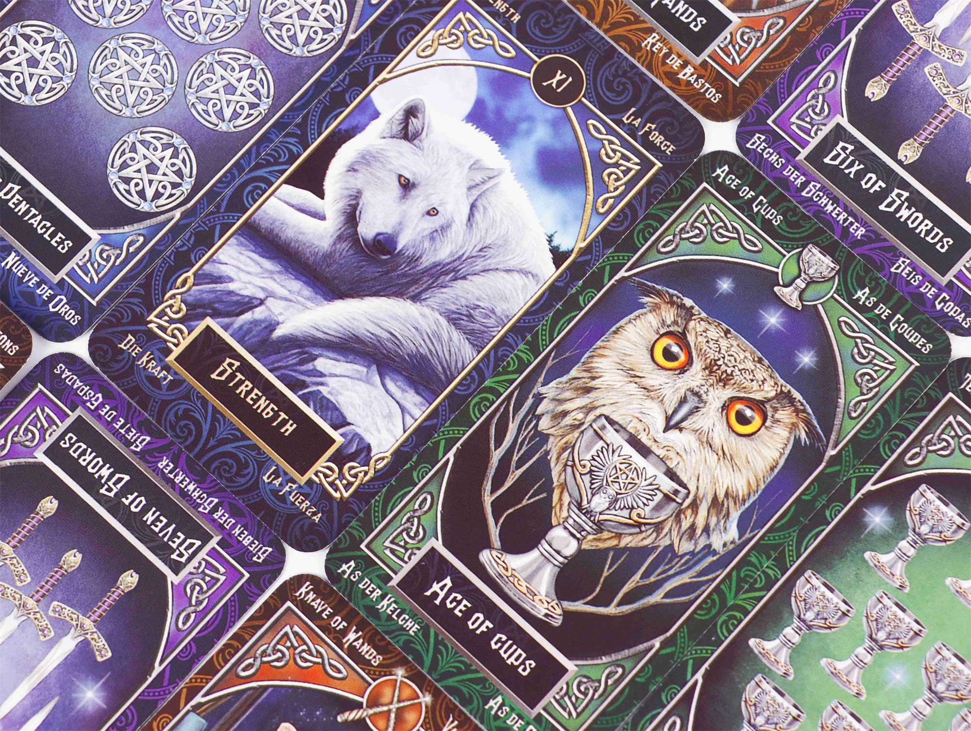 Familiars tarot card deck with guidebook Unique tarot Etsy