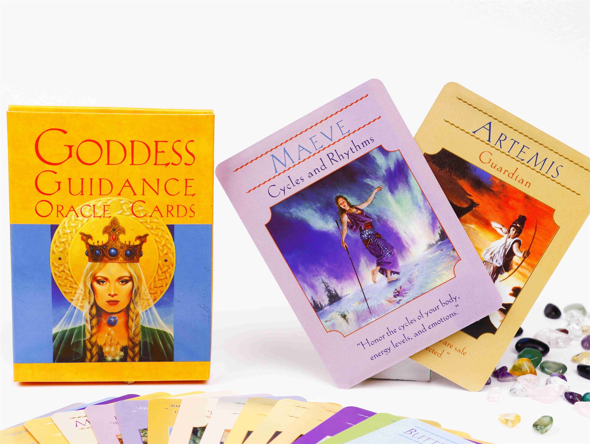 Pretty Goddess Guidance Oracle Cards Deck Beautiful Tarot Etsy