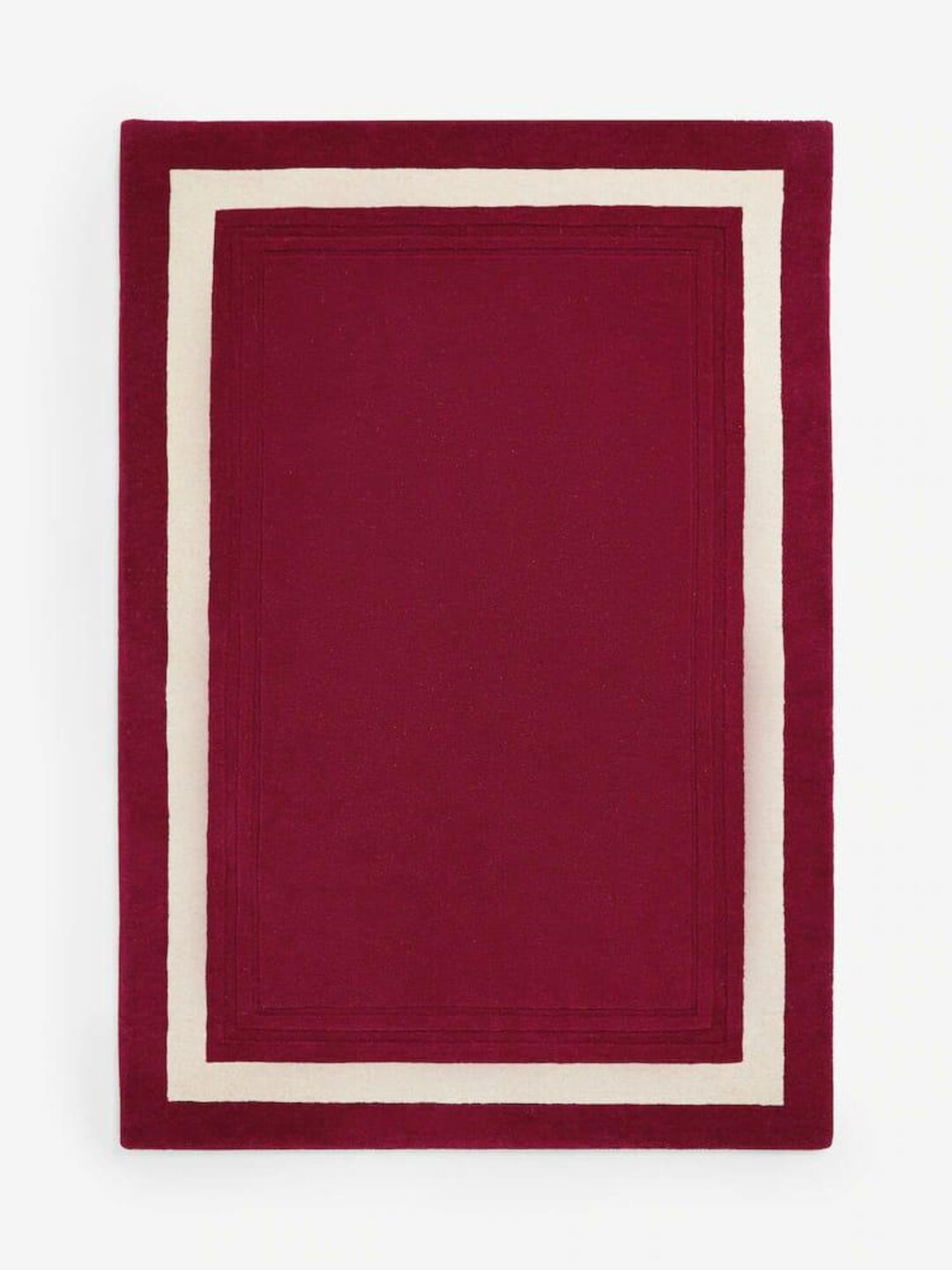 Red Tuft Rug Red Lewes Hand Tufted Wool Rug - Etsy