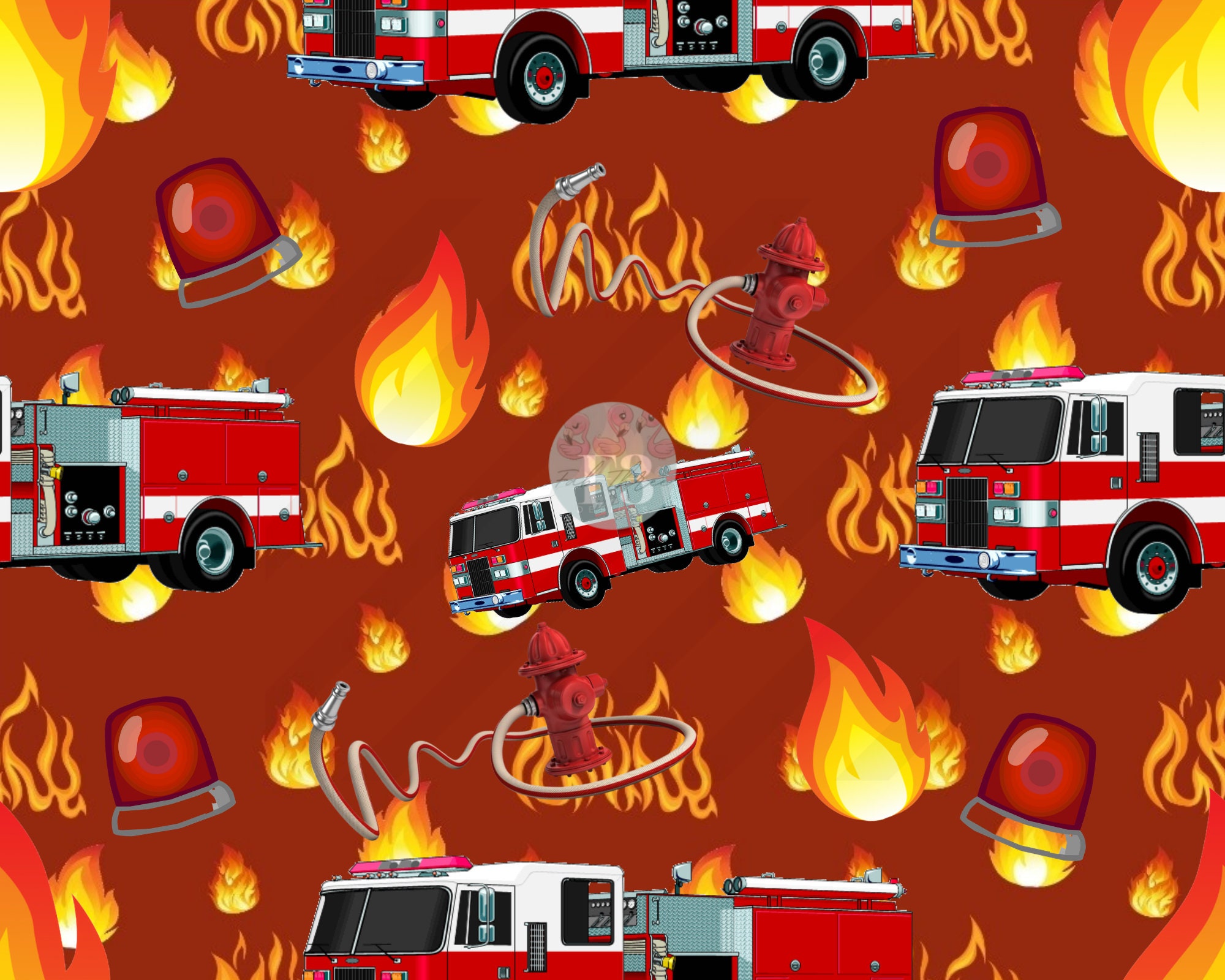 fire print joggers