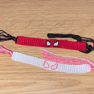 Spider-Man/ Spider-Gwen friendship bracelet/ bookmark /keyring