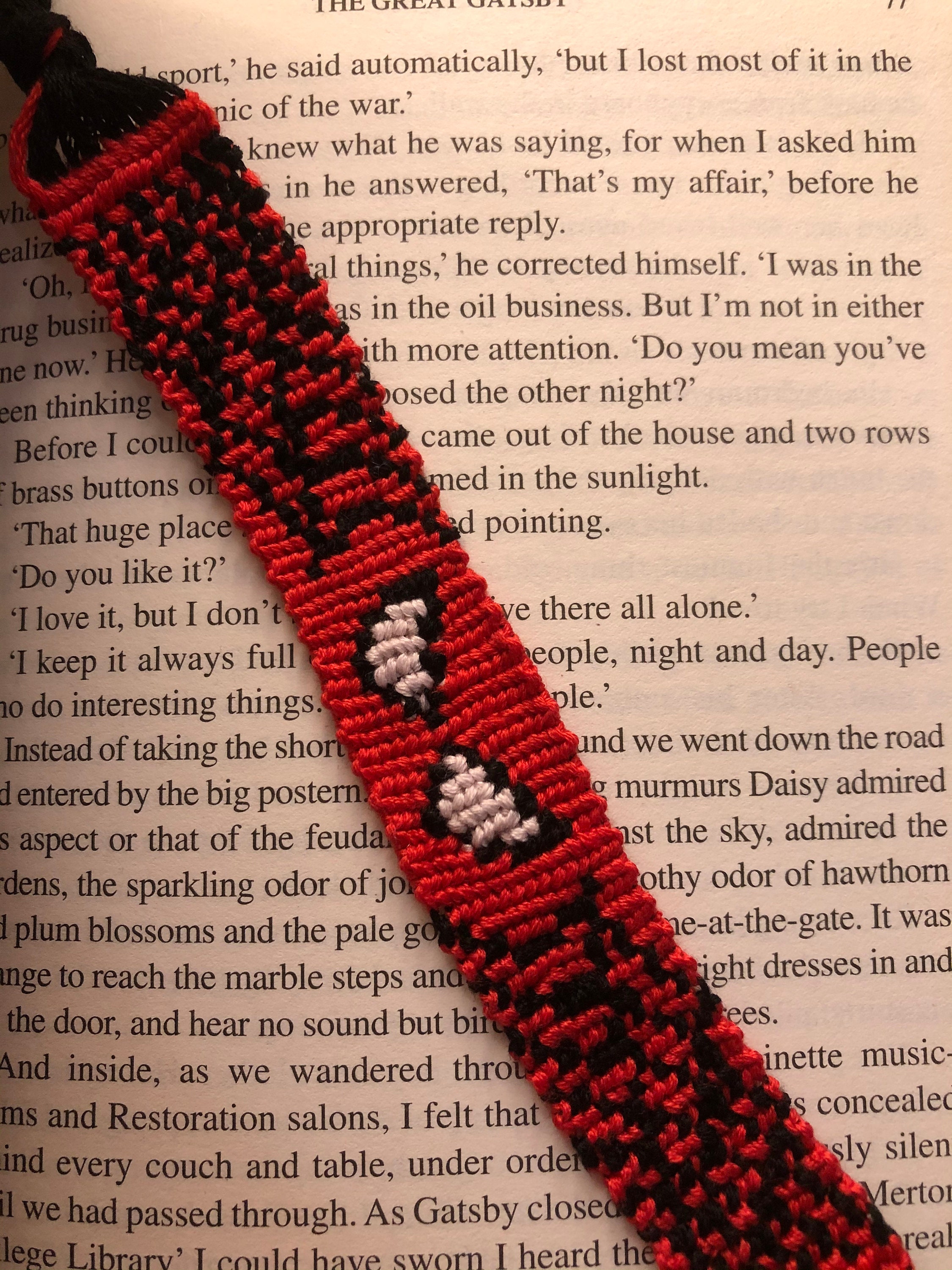 SpiderMan friendship bracelet/ bookmark /keyring Etsy