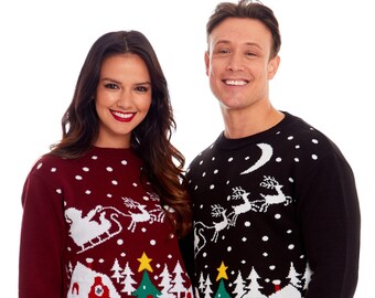 boys matching christmas jumpers