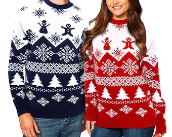 Winter Christmas Jumper Family Mens Womens Kids Unisex Xmas Knit Sweater Novelty