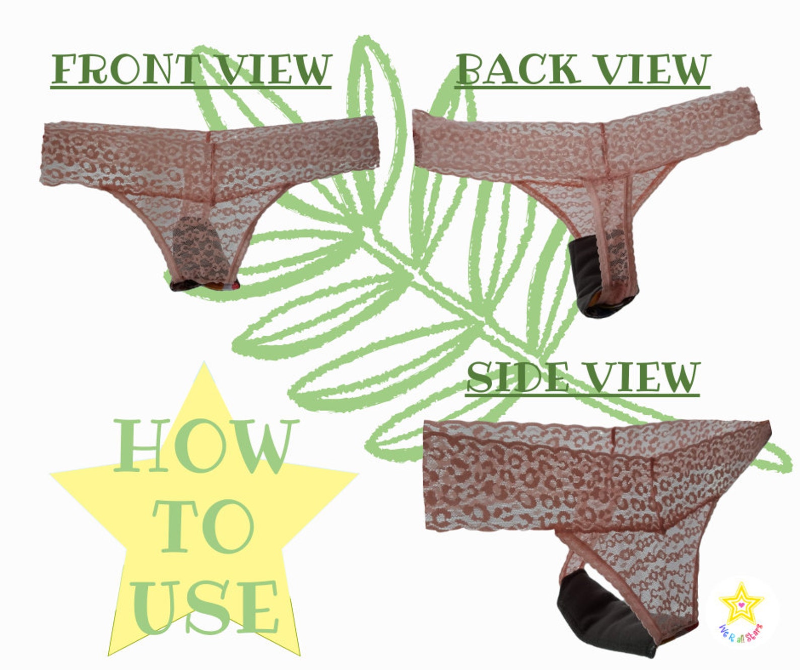 9x Reusable Thong Panty liners / Cloth Pad / Thong Pad / Cloth Etsy