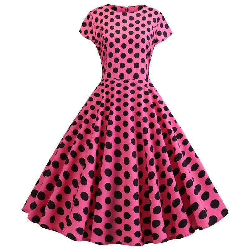 Retro Polka Dot Summer Dress Women Vintage Pin up 50s 60s - Etsy