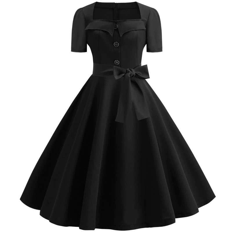 Summer Elegant Retro Dress Vintage 50s 60s Swing Dress | Etsy