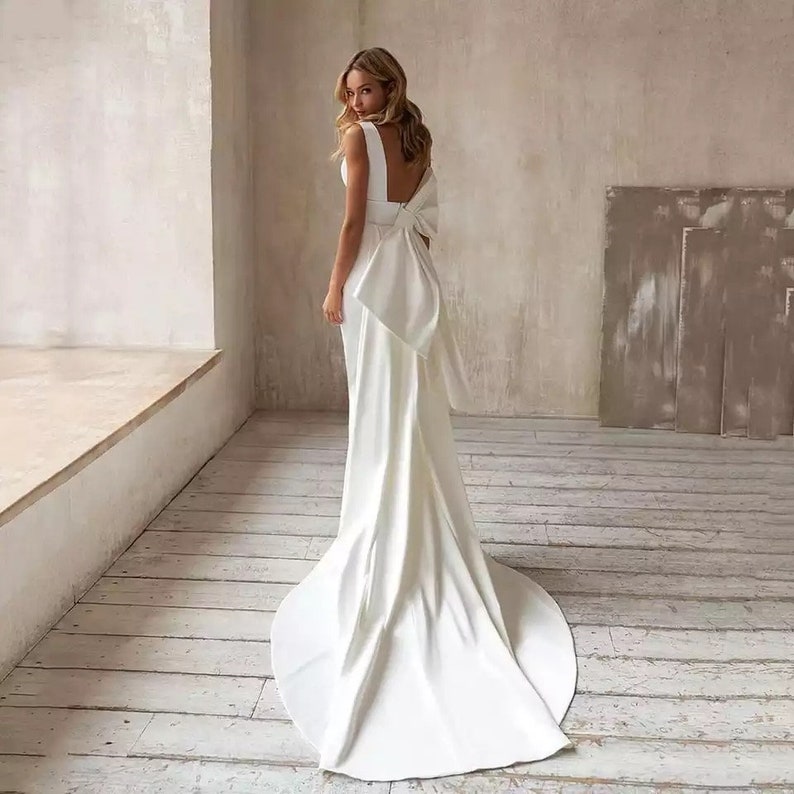 Elegant Mermaid Wedding Dress Wedding Dress With Detachable - Etsy