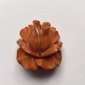 Bakelite Butterscotch Rose Pin