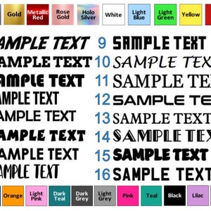 SMALL SIZES Custom Personalised Lettering-Cut-Vinyl Decal Sticker, High Quality, Letters, Names, Weddings, Events, Birthdays,  Names,
