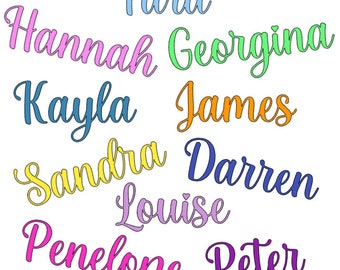 Personalised Custom Vinyl Decal Name Sticker Label Names Places School Bottle Names, Words, Phrases, Foods, Anything you want!