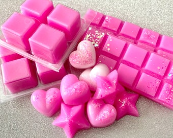 Snow Angel Wax Melts, Snap Bar, Heart, Scoopies, Soy Wax, Eco friendly, highly fragranced, Gift, vegan, bubblegum, home fragrance