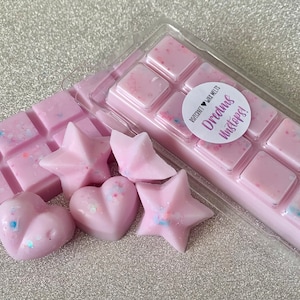 Dromen houden op! Wax Melts, Snap Bar, Scoopies, Hartjes, Soy Wax, Milieuvriendelijk, sterk geparfumeerd, Cadeaus