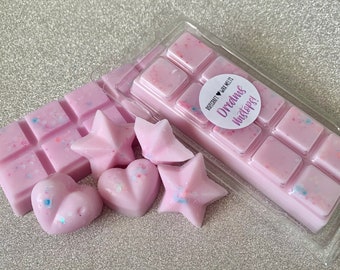 Dreams Unstops! Wax Melts, Snap Bar, Scoopies, Hearts, Soy Wax, Eco friendly, highly fragranced, Gifts