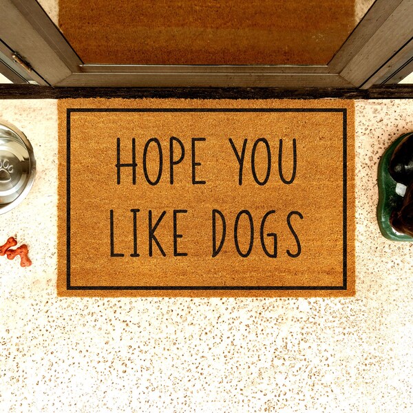 Dog Doormat Etsy