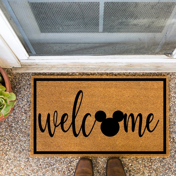 Mickey Mouse Mat Etsy