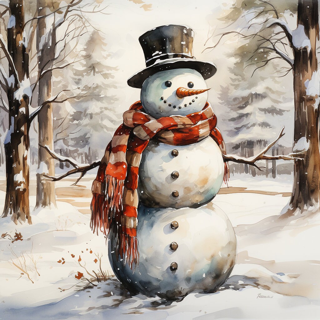 Funny Snowman - Etsy