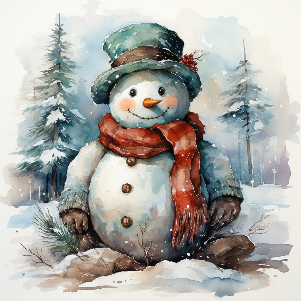 Funny Snowman - Etsy