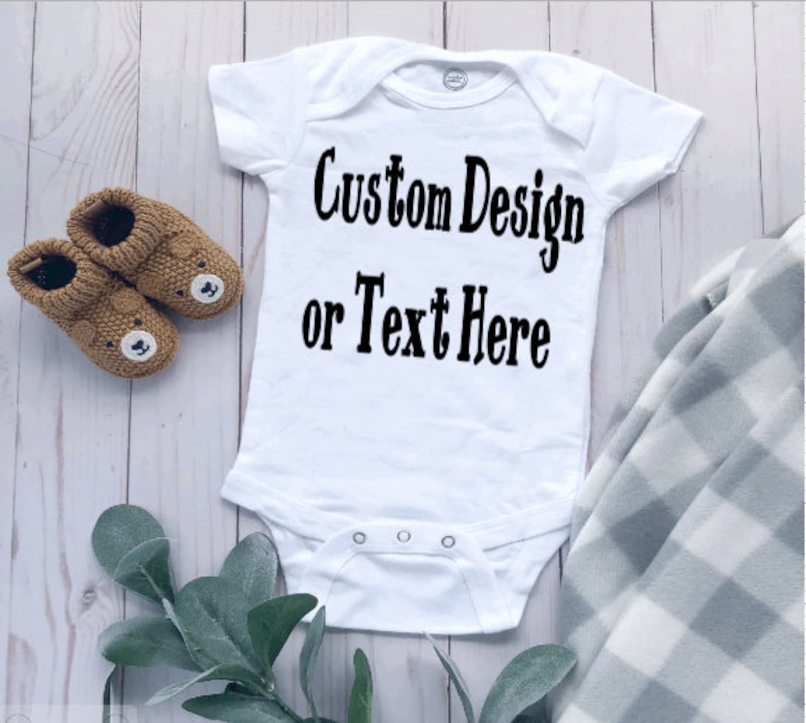 Custom Baby Onesie® Personalized Onesie® Baby Announcement Etsy
