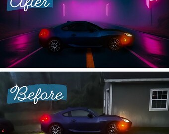 scenery change photo enhancement