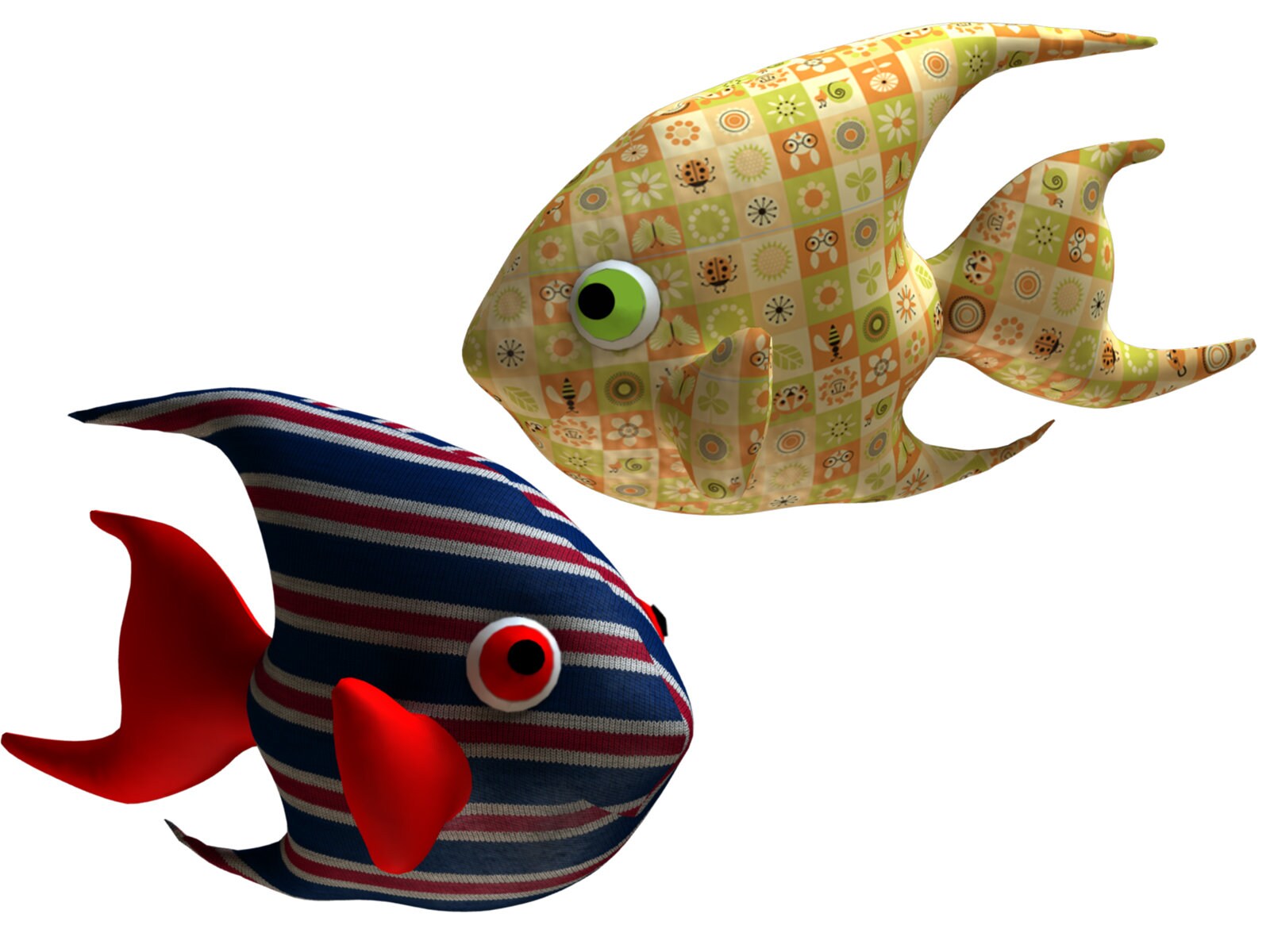 Flying Fish PDF Plush Pattern + Resizing - Easy Toy Sewing Pattern