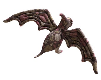 Pterodactyl Plush Sewing Pattern – Easy Dino Softie (PDF)