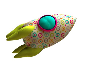 Rocket Plush Sewing Pattern – Easy DIY Soft Toy (PDF Pattern)