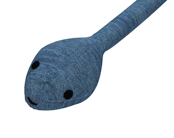 Snake Plush Sewing Pattern – Easy Soft Toy, Resizable (PDF Pattern)