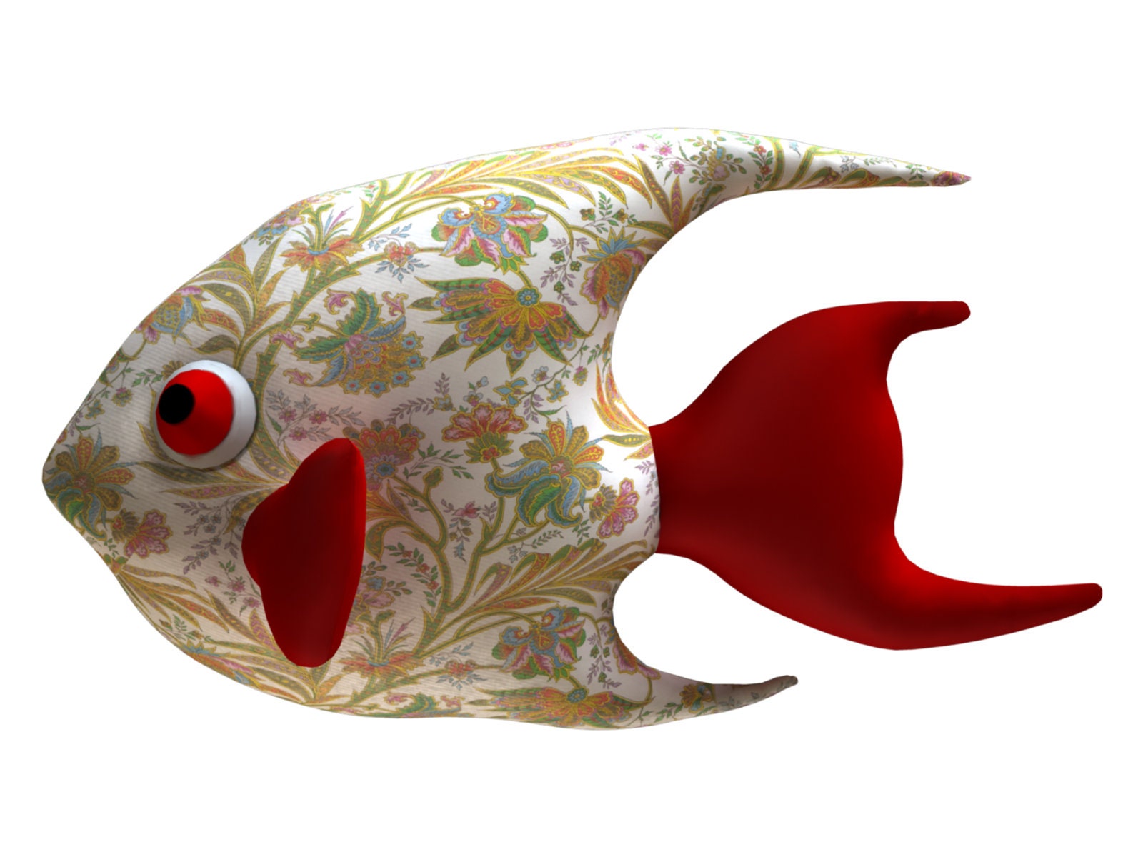 Flying Fish PDF Plush Pattern + Resizing - Easy Toy Sewing Pattern