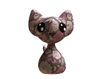 Cat Plush Sewing Pattern – Easy DIY Stuffed Animal (PDF Pattern)