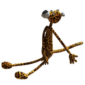 Leopard PDF Plush Pattern + Resizing - Stuffed Panther Plush Sewing Pattern - Leopard PDF Softie Sew Pattern - Easy Toy Sew Tutorial Kit