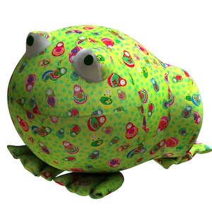 Toad PDF Plush Pattern Resizing Toad Easy Toy Sewing Pattern Plushie Toad PDF Softie Sewing Pattern Toad Animal Plush Sewing Pattern image 3