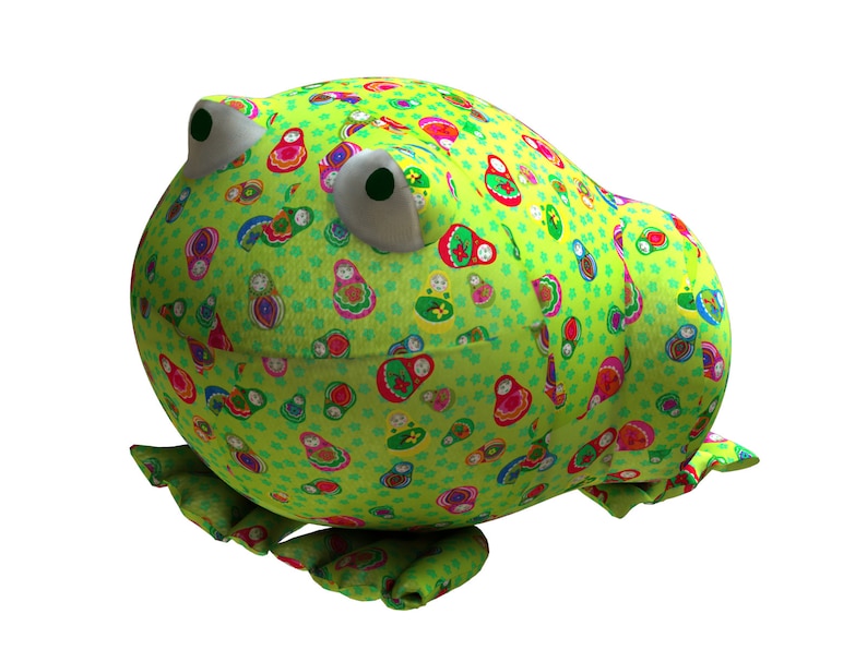 Toad PDF Plush Pattern Resizing Toad Easy Toy Sewing Pattern Plushie Toad PDF Softie Sewing Pattern Toad Animal Plush Sewing Pattern image 3