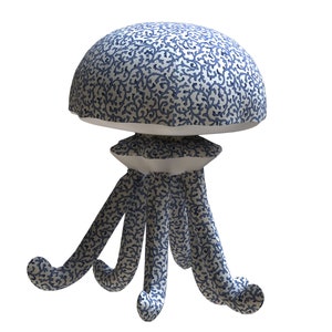 Jellyfish PDF Plush Pattern + Resizing - Medusa Easy Toy Sewing Pattern - Plushie Jellyfish PDF Softie Sewing Pattern - Plush Sewing Pattern